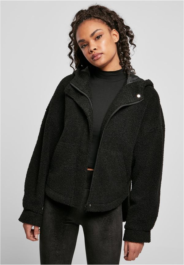 Urban Classics Women's Sherpa short jacket black