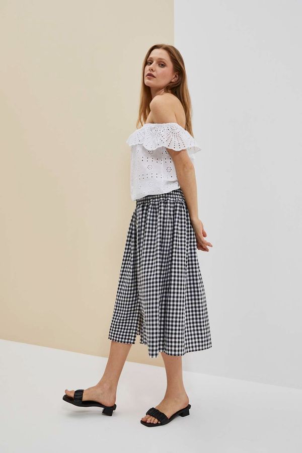 Moodo WOMEN'S SHIRT L-KO-4035 WHITE