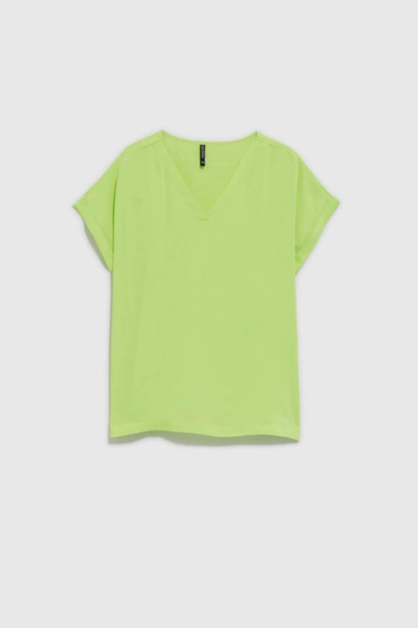 Moodo WOMEN'S SHIRT L-KO-4047 L.Green