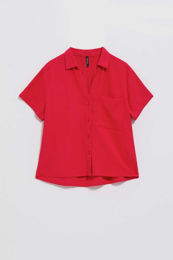 Moodo WOMEN'S SHIRT L-KO-4054 STRAWBERRY