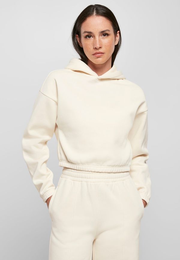 UC Ladies Women's short oversized hoodie whitesand