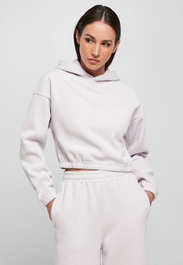 Urban Classics Women's short oversized hoodie with soft lilac