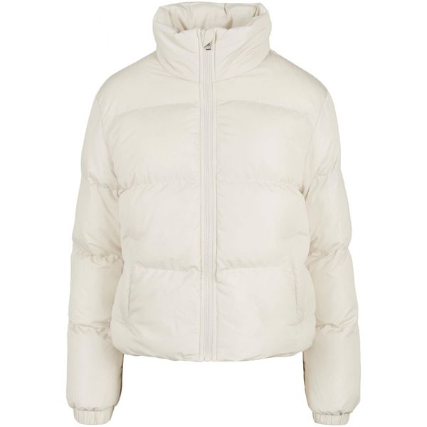 Urban Classics Women's short peach jacket with white sand