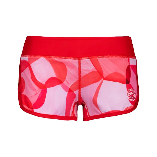 BIDI BADU Women's Shorts BIDI BADU Elani Tech 2 In 1 Shorts Red/Orange M