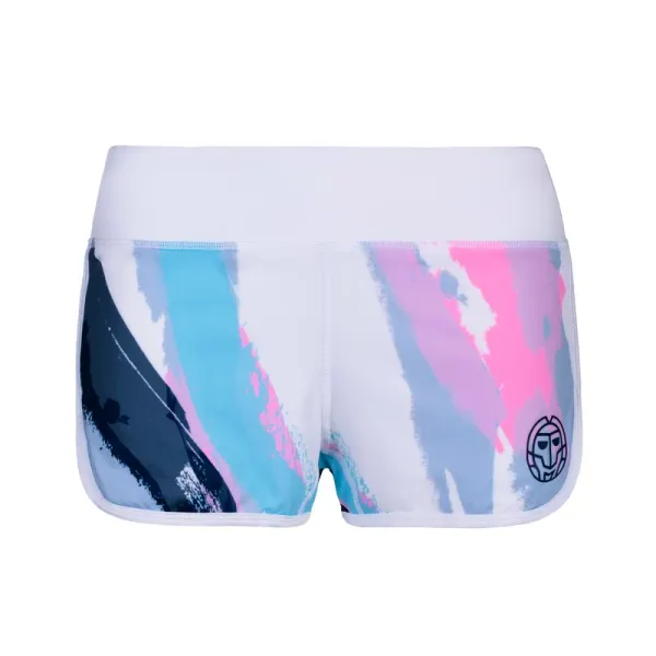 BIDI BADU Women's Shorts BIDI BADU Hulda Tech 2 In 1 Shorts White/Aqua L