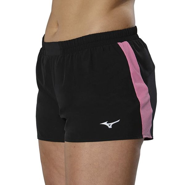 Mizuno Women's shorts Mizuno Aero 2.5 Short Black/Wild Orchid