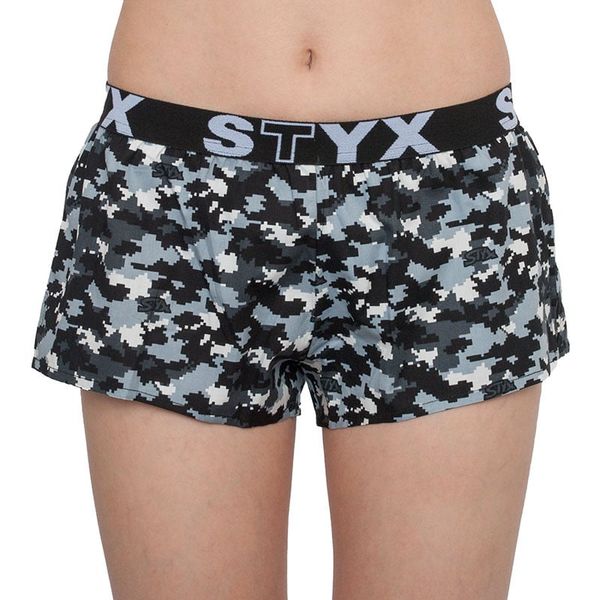 STYX Women's shorts Styx art sports rubber camo digital