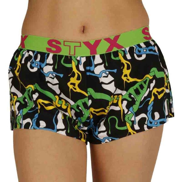 STYX Women's shorts Styx art sports rubber jungle