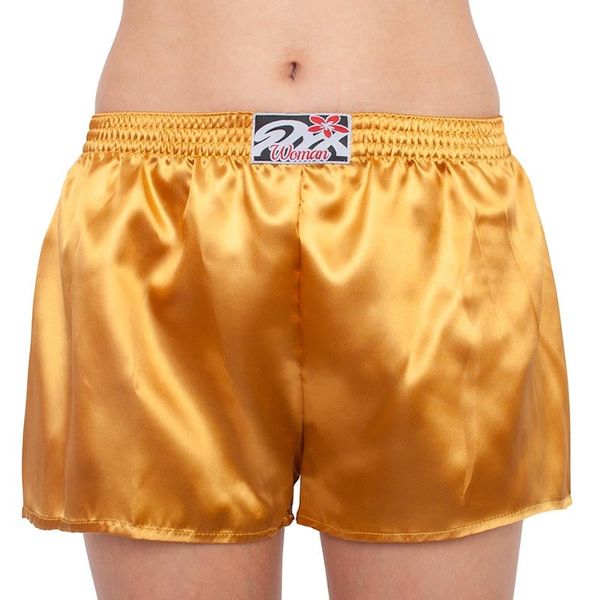 STYX Women's shorts Styx classic rubber satin gold