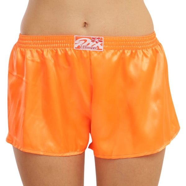 STYX Women's shorts Styx classic rubber satin orange