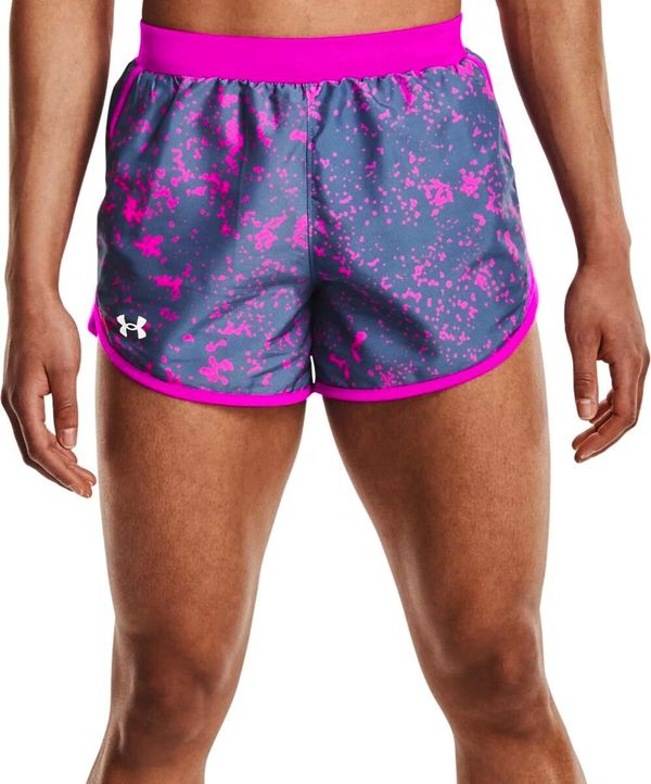 Under Armour Women's shorts Under Armour Fly By 2.0 Printed Short Mineral Blue XS