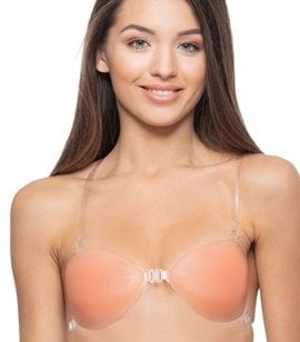 Gorteks Women's silicone bra with straps GORTEKS - beige
