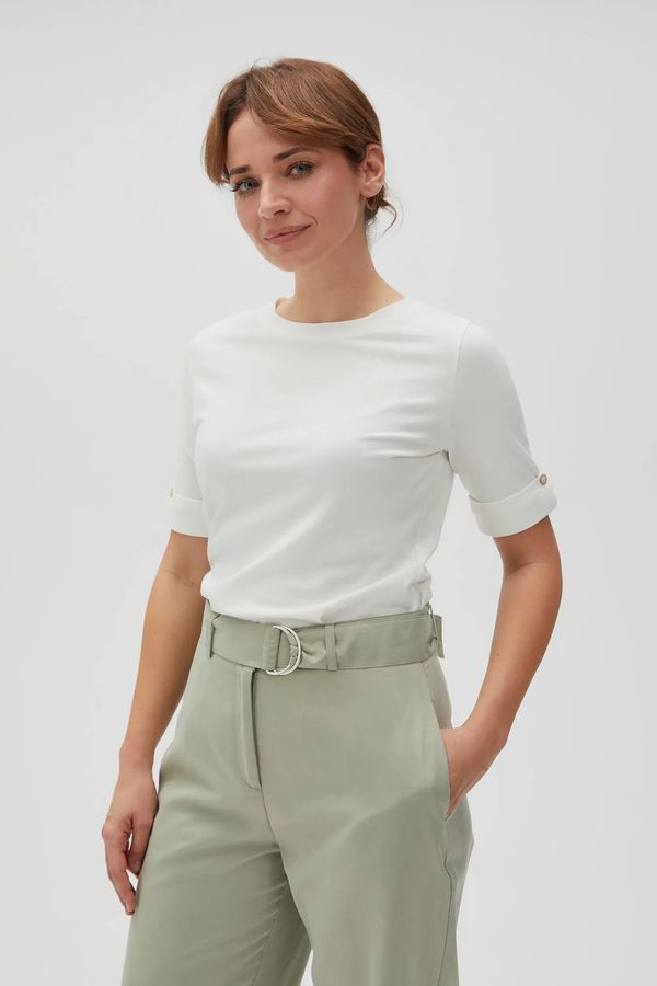 Moodo Women's simple T-shirt MOODO - white