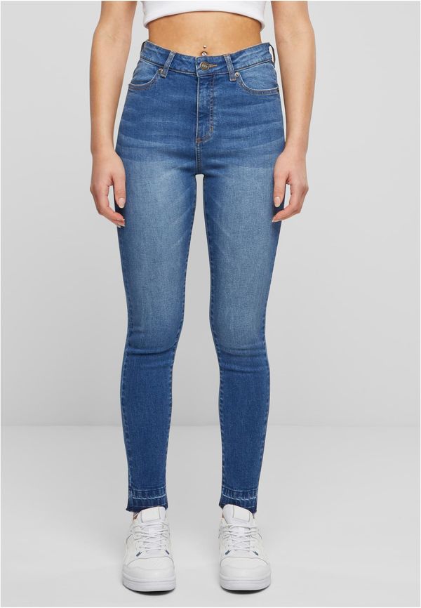 Urban Classics Women's Skinny Fit Jeans Blue