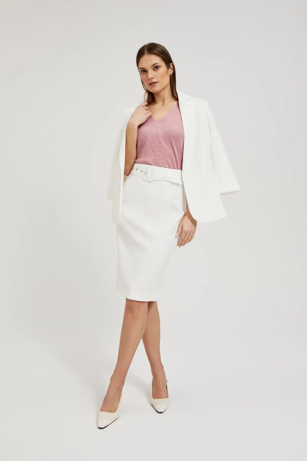 Moodo Women's skirt MOODO - white