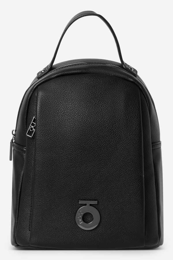 Kesi Women's Small Eco Leather Backpack NOBO Black