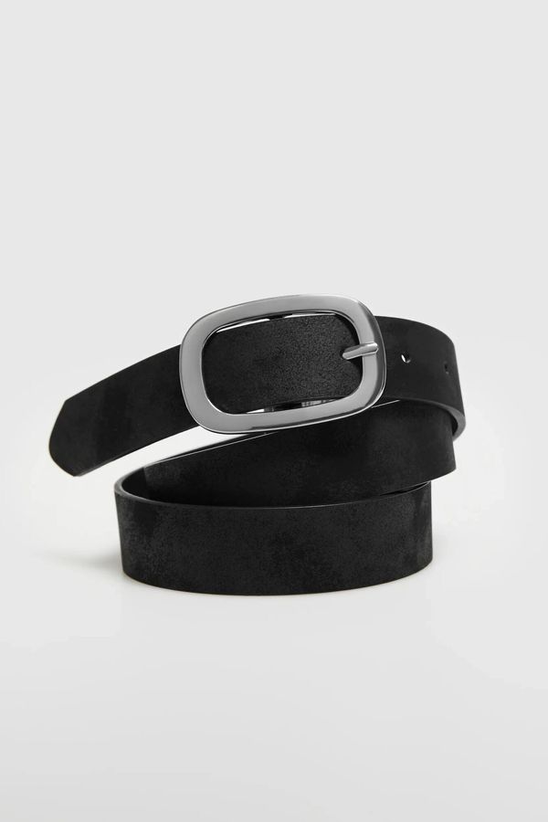 Moodo Women's smooth belt MOODO - black