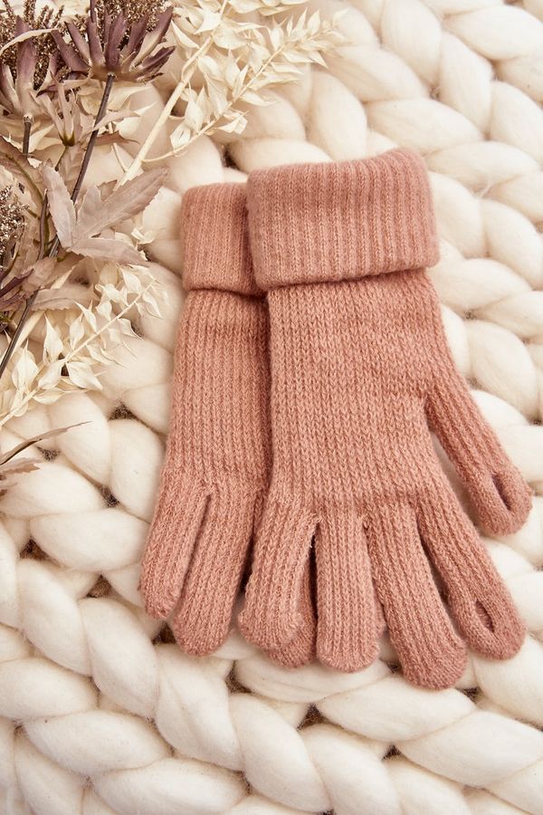 Kesi Women's smooth gloves, pink