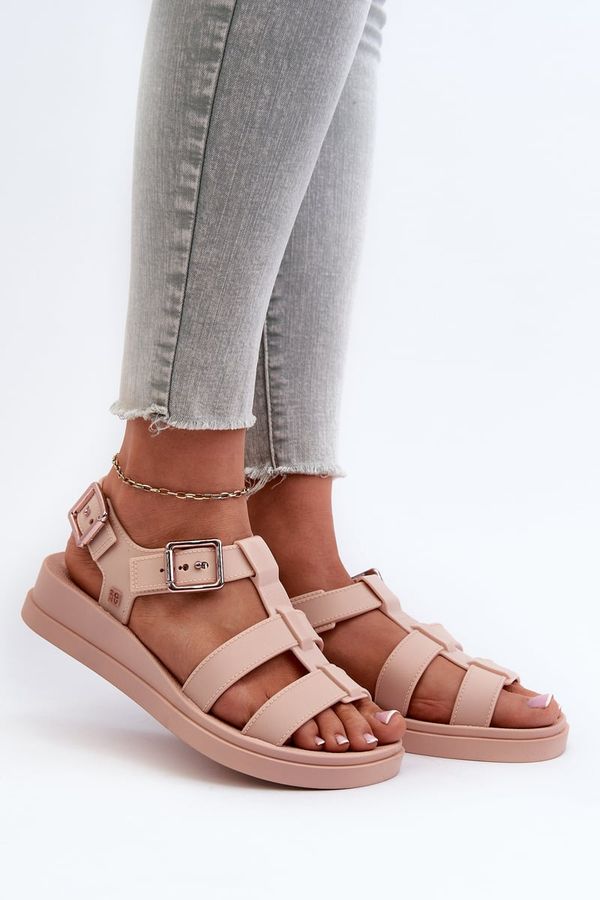 Kesi Women's Smooth Sandals ZAXY Light Pink