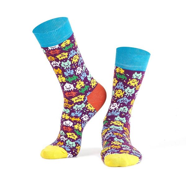 FASARDI Women's socks with colorful patterns