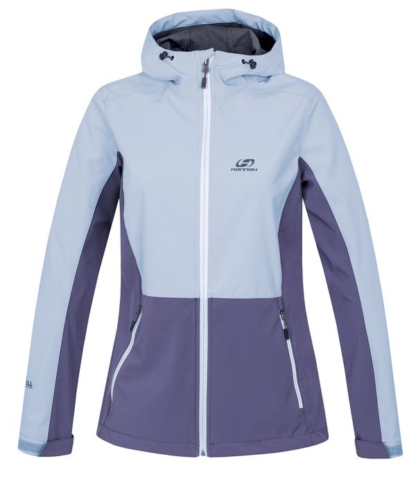 HANNAH Women's softshell jacket Hannah ZURY LITE blue fog/shark