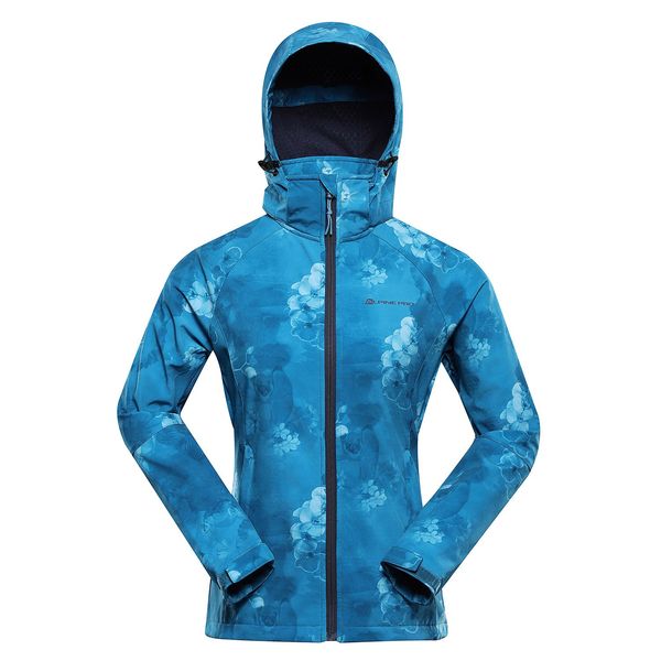 ALPINE PRO Women's softshell jacket with membrane ALPINE PRO HOORA vallarta blue variant pa