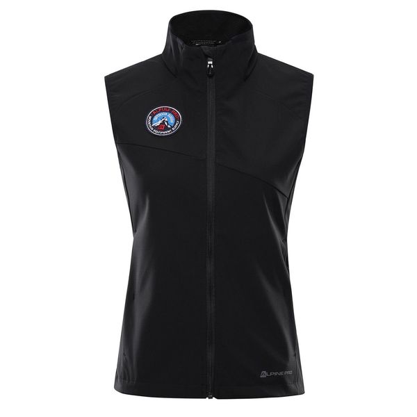 ALPINE PRO Women's softshell vest ALPINE PRO WERSA black