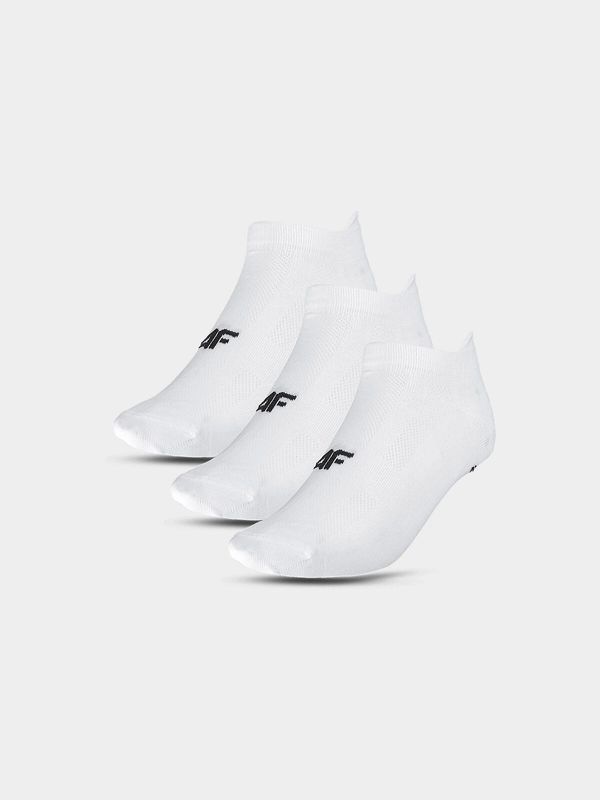 4F Women's Sports Socks Under the Ankle (3Pack) 4F - White