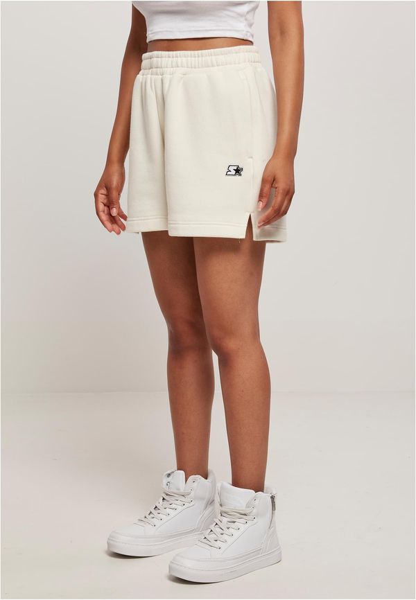 Starter Black Label Women's Starter Essential Sweat Shorts - Light White