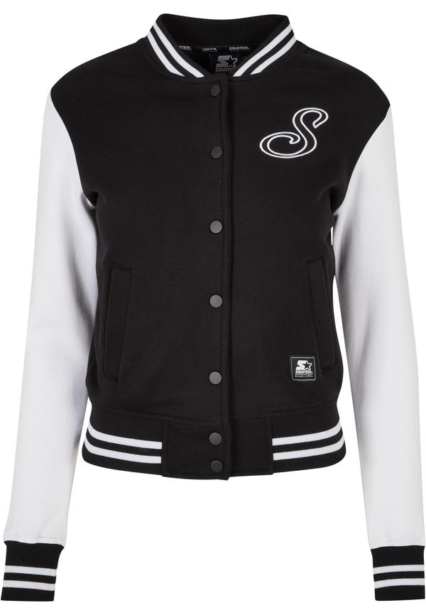 Starter Black Label Women's Starter Sweat College Jacket Black/White