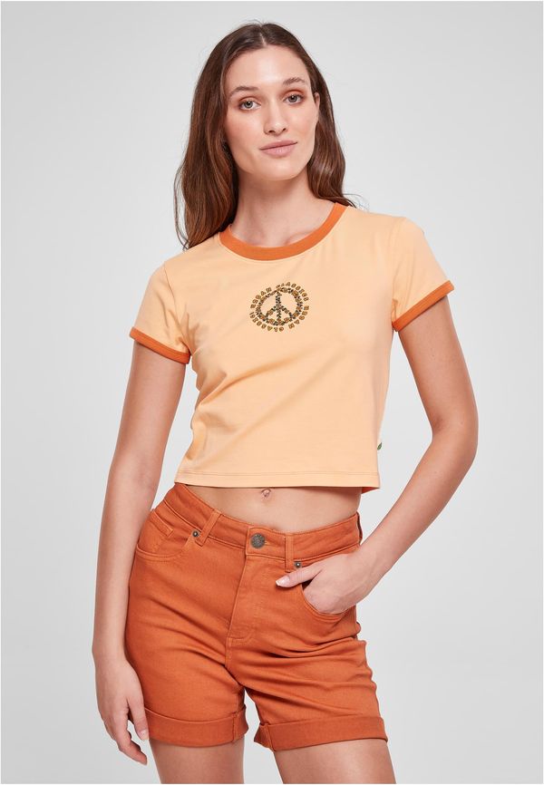 UC Ladies Women's Stretch Cropped Tee Jersey Paleo Orange/Vintageo Orange