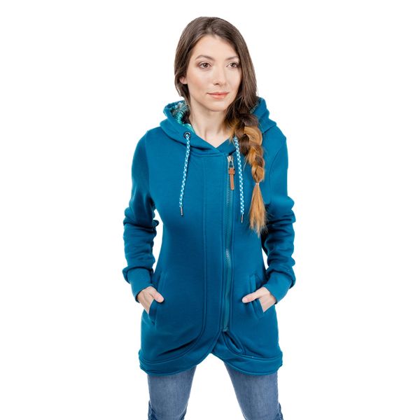 Glano Women's Stretched Sweatshirt GLANO - light blue