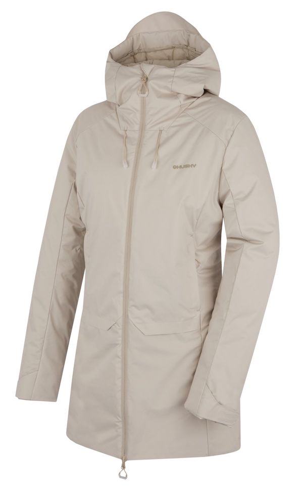 HUSKY Women's stuffed hardshell jacket HUSKY Naveli L beige