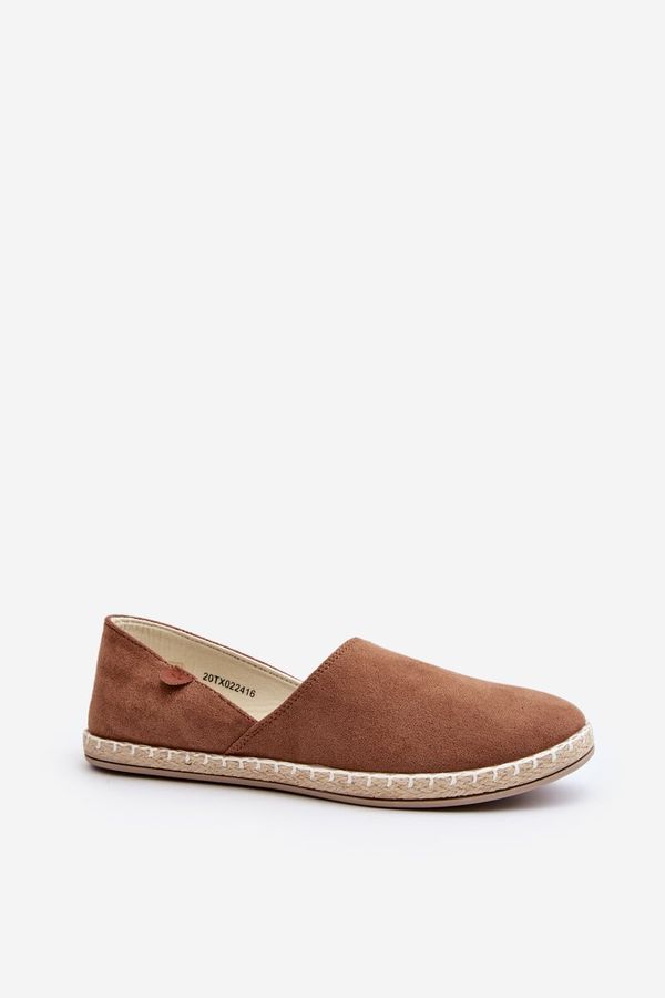 Kesi Women's suede espadrilles Brown Vulcano