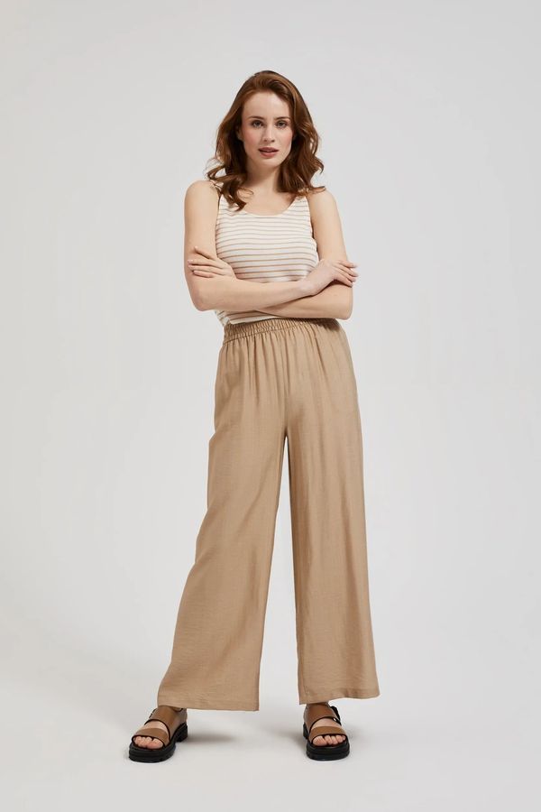 Moodo Women's summer trousers MOODO - cofee