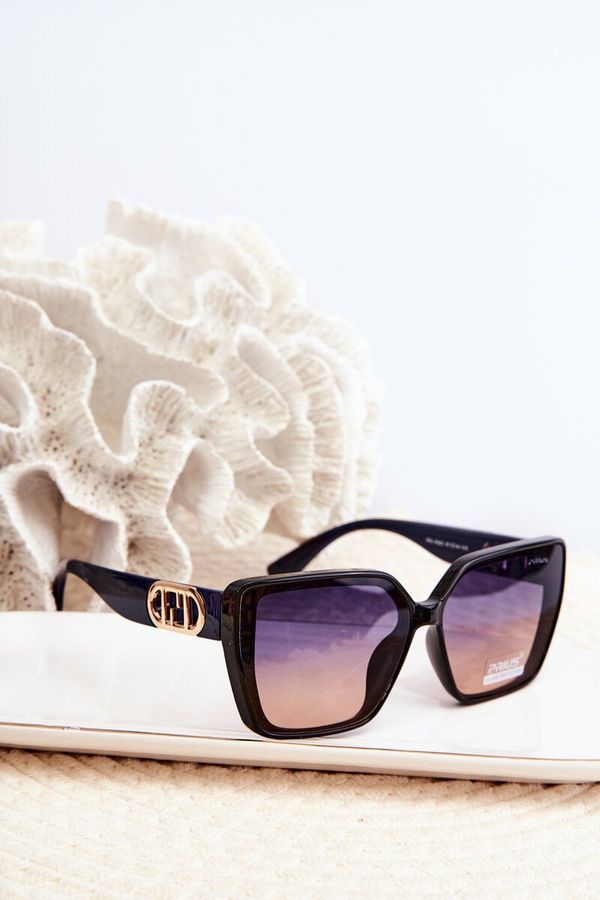 Kesi Women's sunglasses with decorative details UV400 - dark blue