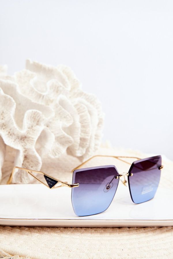 Kesi Women's sunglasses with shaded lenses, gold