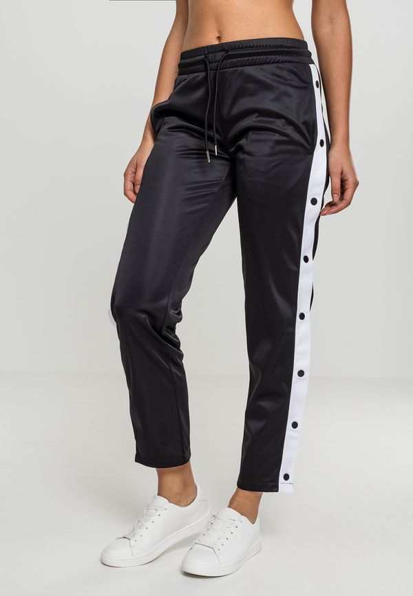 Urban Classics Women's sweatpants with buttons blk/wht/blk