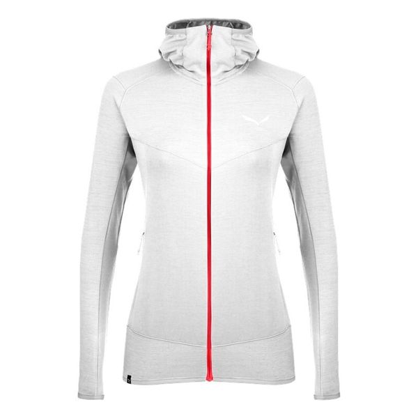 Salewa Women's sweatshirt Salewa Light Micro PL White Melange