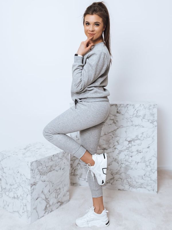 DStreet Women's sweatshirt set FITT light grey Dstreet