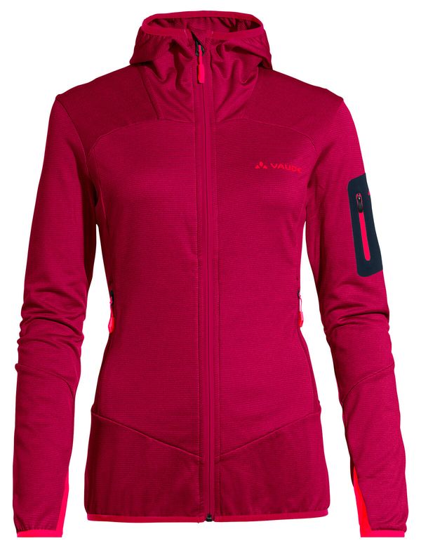 Vaude Women's sweatshirt VAUDE Monviso Fleece Jacket W's Crimson Red, 40