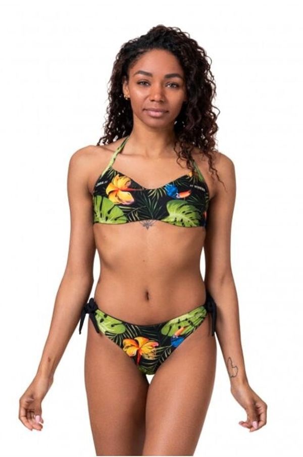 NEBBIA Women's swimsuit Nebbia Ocean Selected Earth Powered bikini - top 556 jungle green S