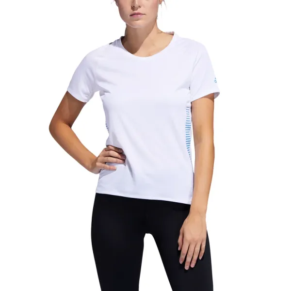 Adidas Women's T-shirt adidas 25/7 Rise Up N Run Parley white, L