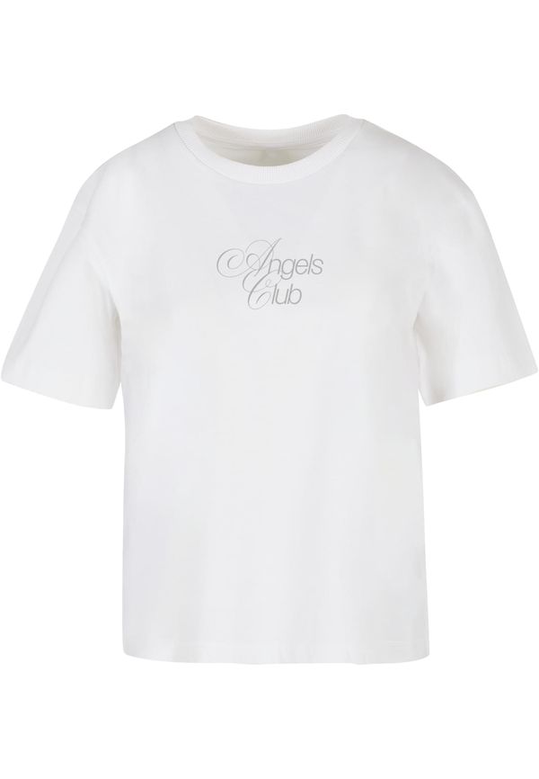 Mister Tee Women's T-shirt Angels Club white