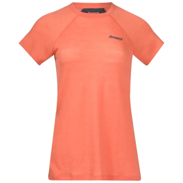 Bergans Women's T-shirt Bergans Floyen Wool Tee Orange