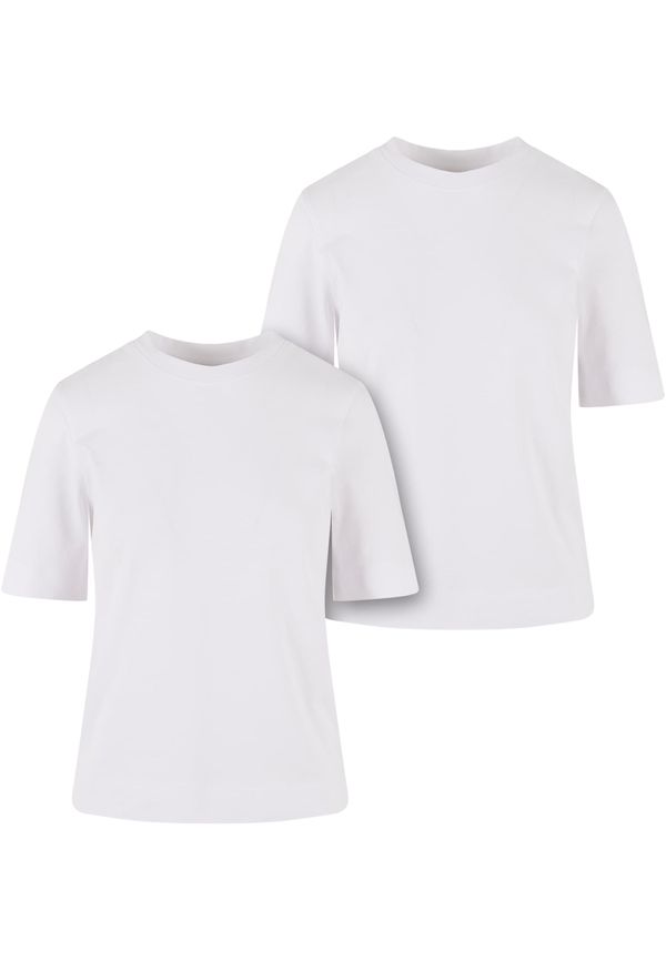 UC Ladies Women's T-shirt Classy Tee - 2 Pack white+white