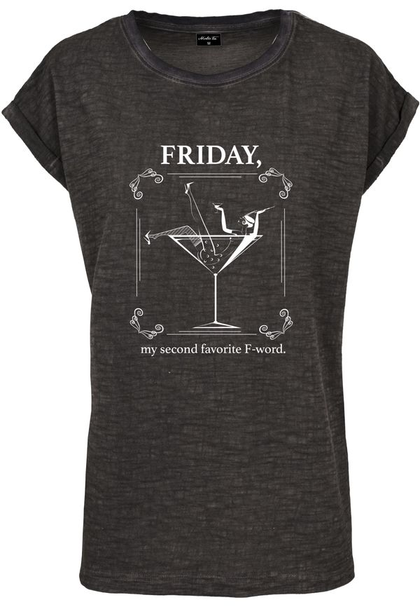 MT Ladies Women's T-shirt F-Word dark grey