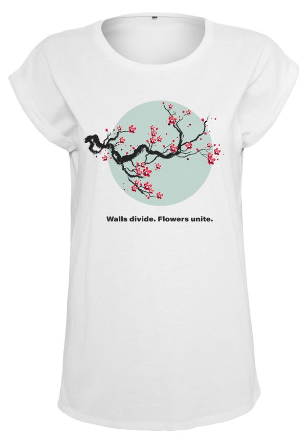 Mister Tee Women's T-shirt Flowers Unite white