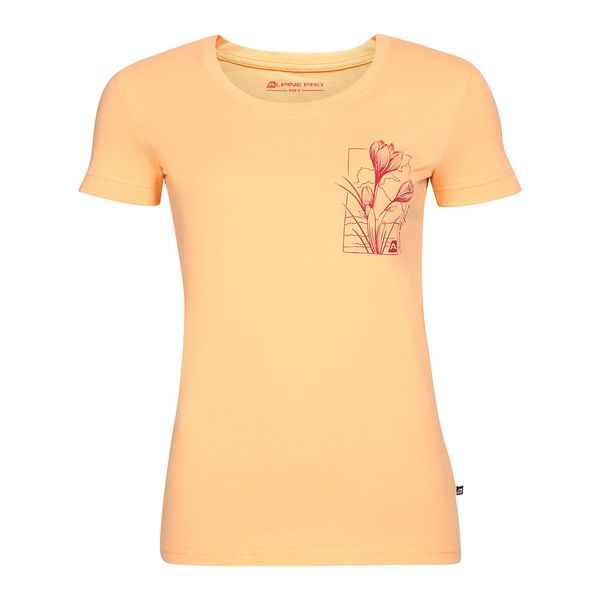 ALPINE PRO Women's T-shirt made of organic cotton ALPINE PRO TERMESA peach variant pb