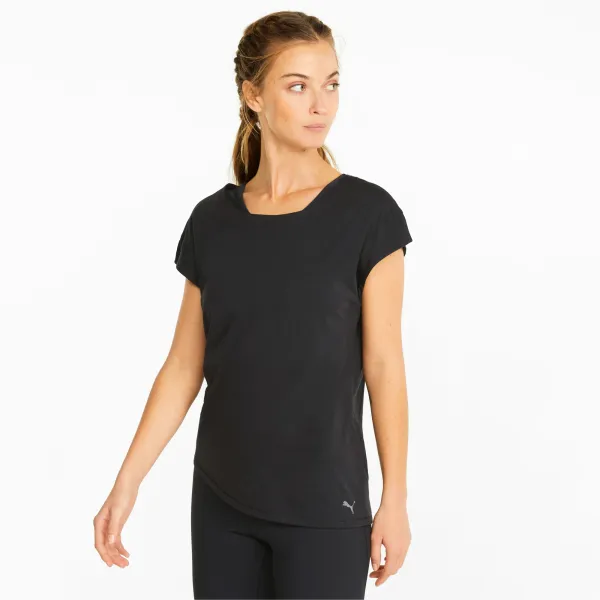 Puma Women's T-shirt Puma Studio Foundation Tee Puma Black XS